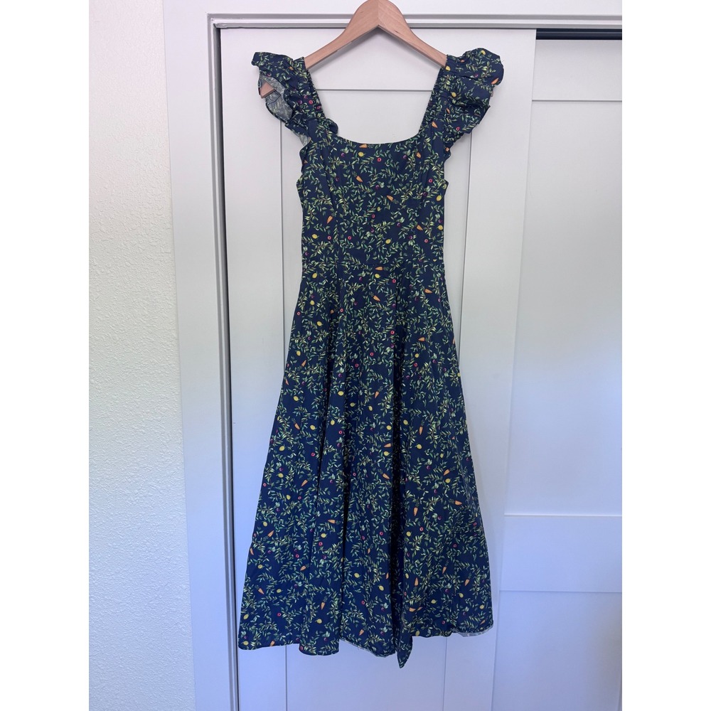 Hill House Hill House The Daphne Dress - Midnight Garden